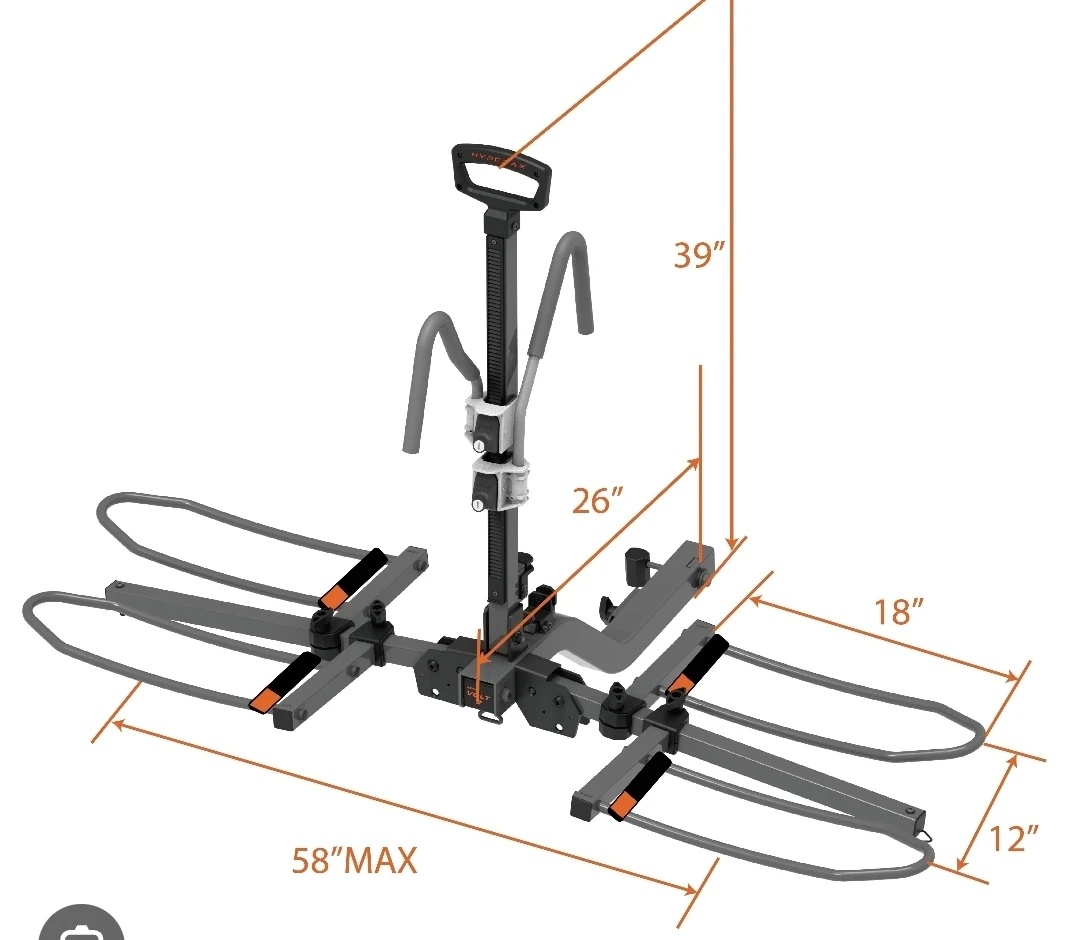 TANX  BRAND CAPACITY FOR 2 BICYCLETES