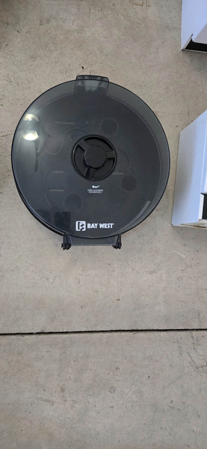 Bay West Black Toilet Paper Dispenser