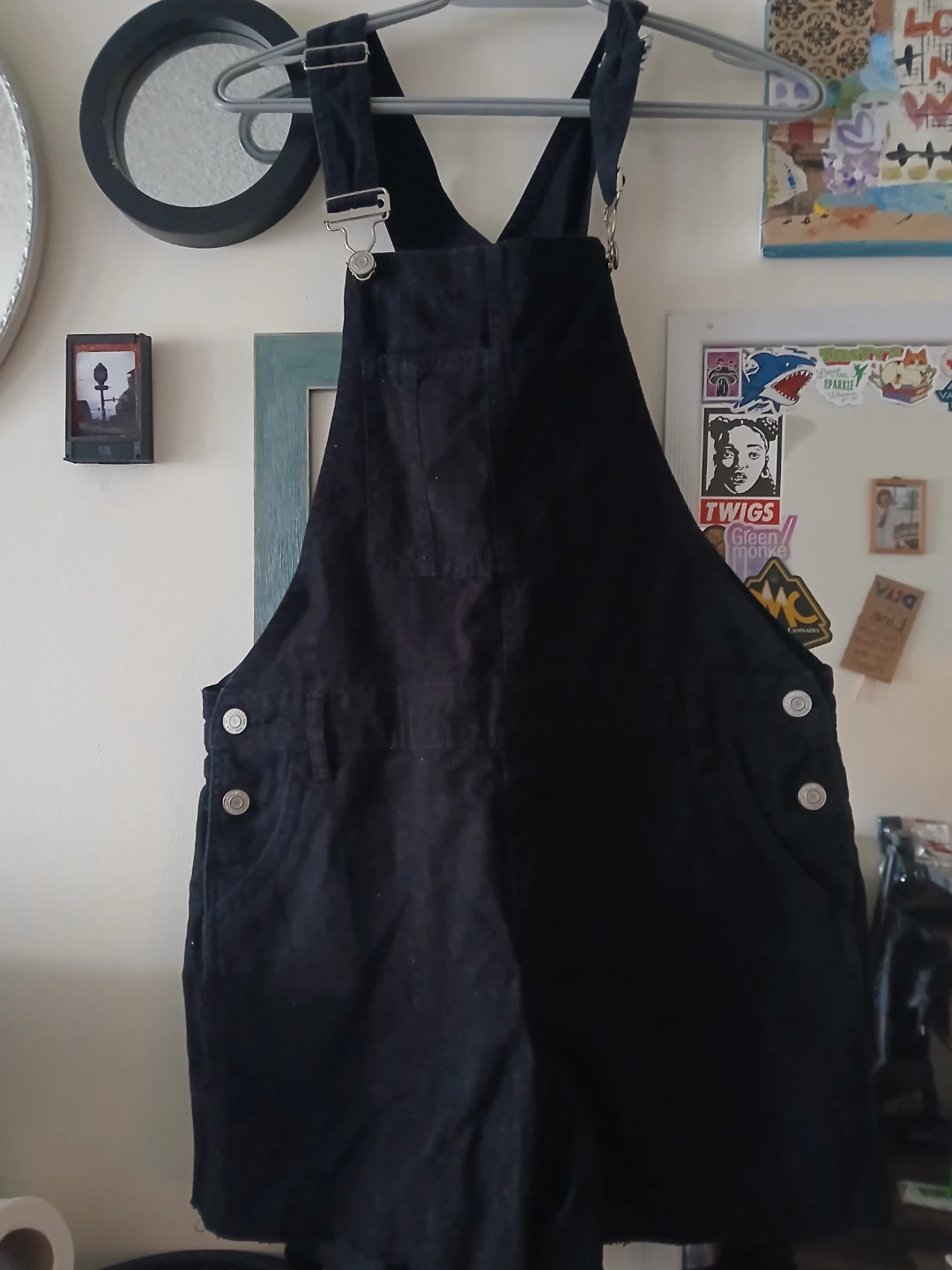 Bluenotes Black Denim Overalls