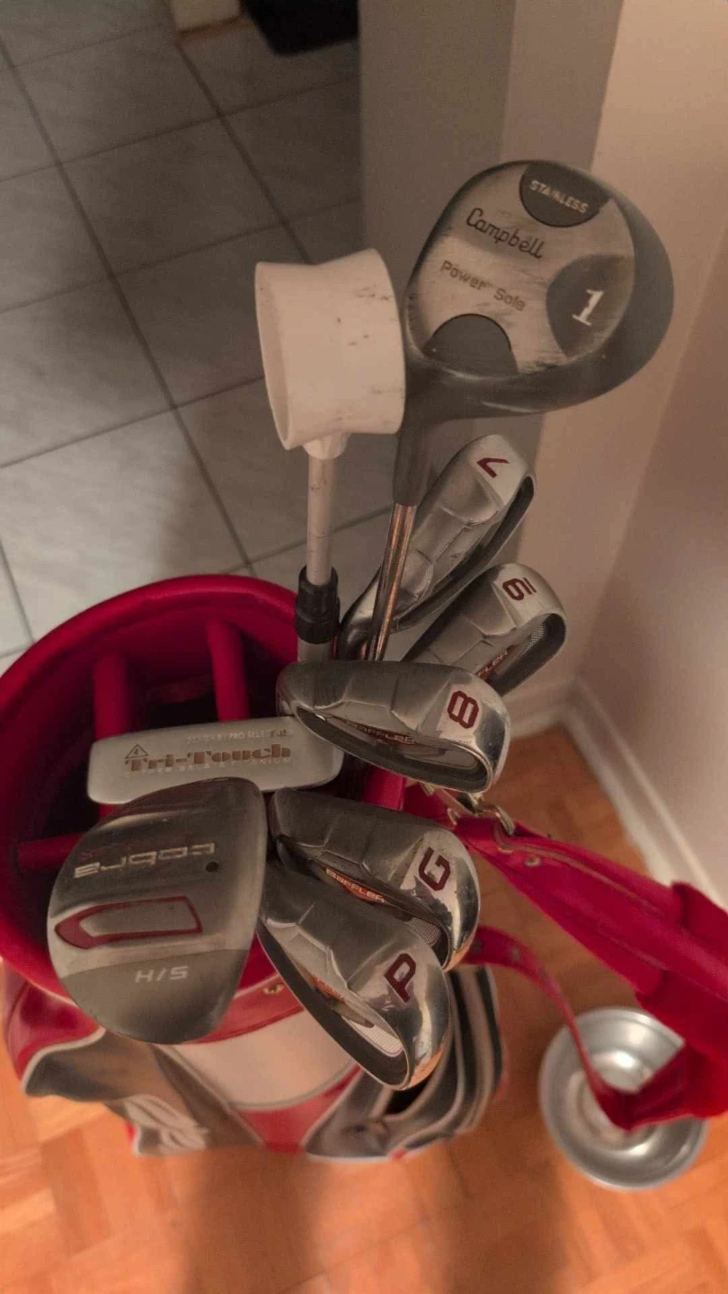 Cobra Baffler Golf Clubs and Mizuno Golf Bag Set - photo 4