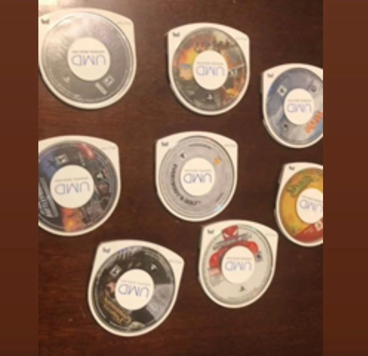 Sony PSP UMD Games - 8 Disc Lot