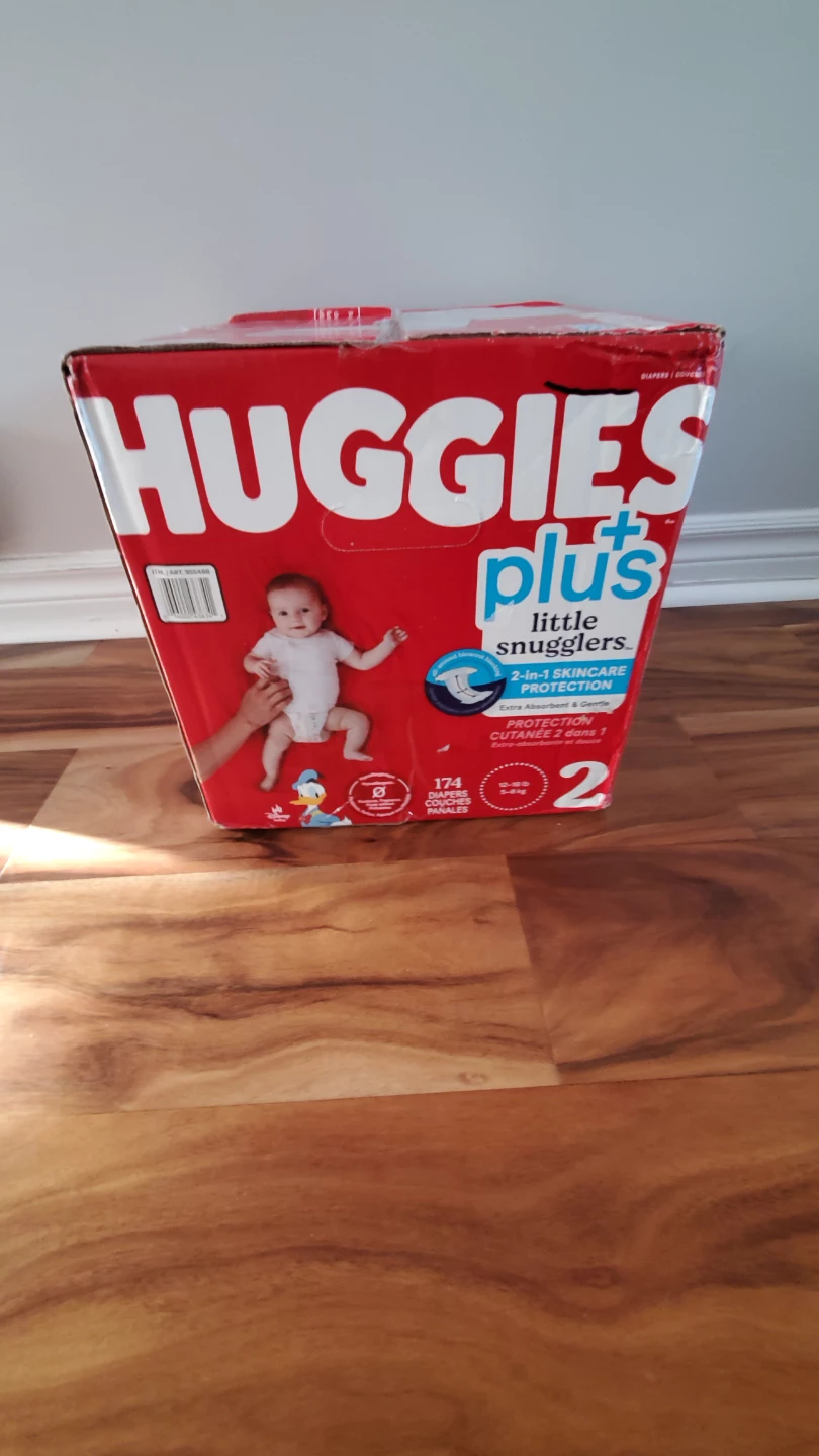 Huggies Plus Little Snugglers Diapers Size 2 - 174 Count