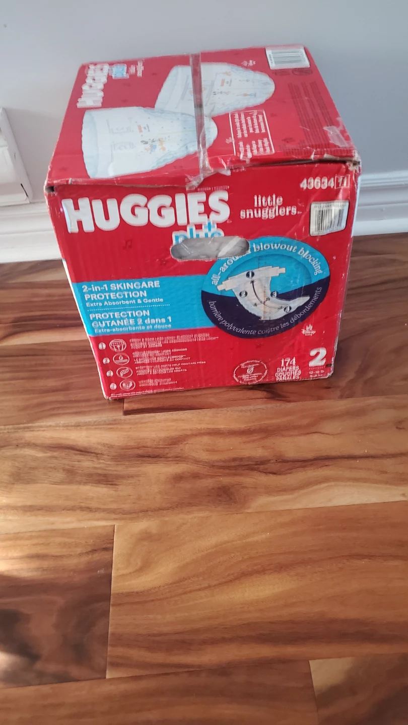 Huggies Plus Little Snugglers Diapers Size 2 - 174 Count - photo 2