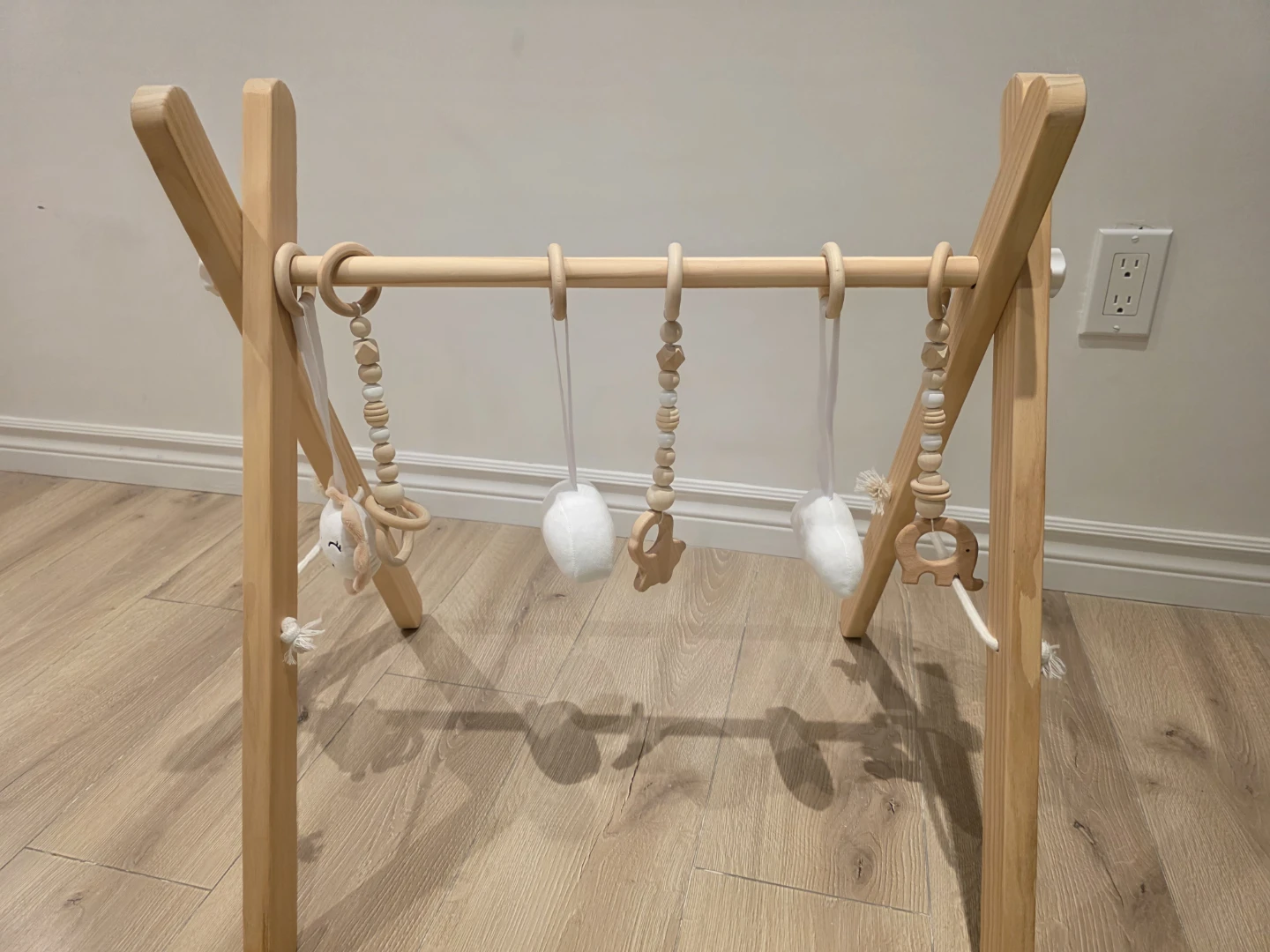 Wooden Baby Play Gym with Toys - photo 3