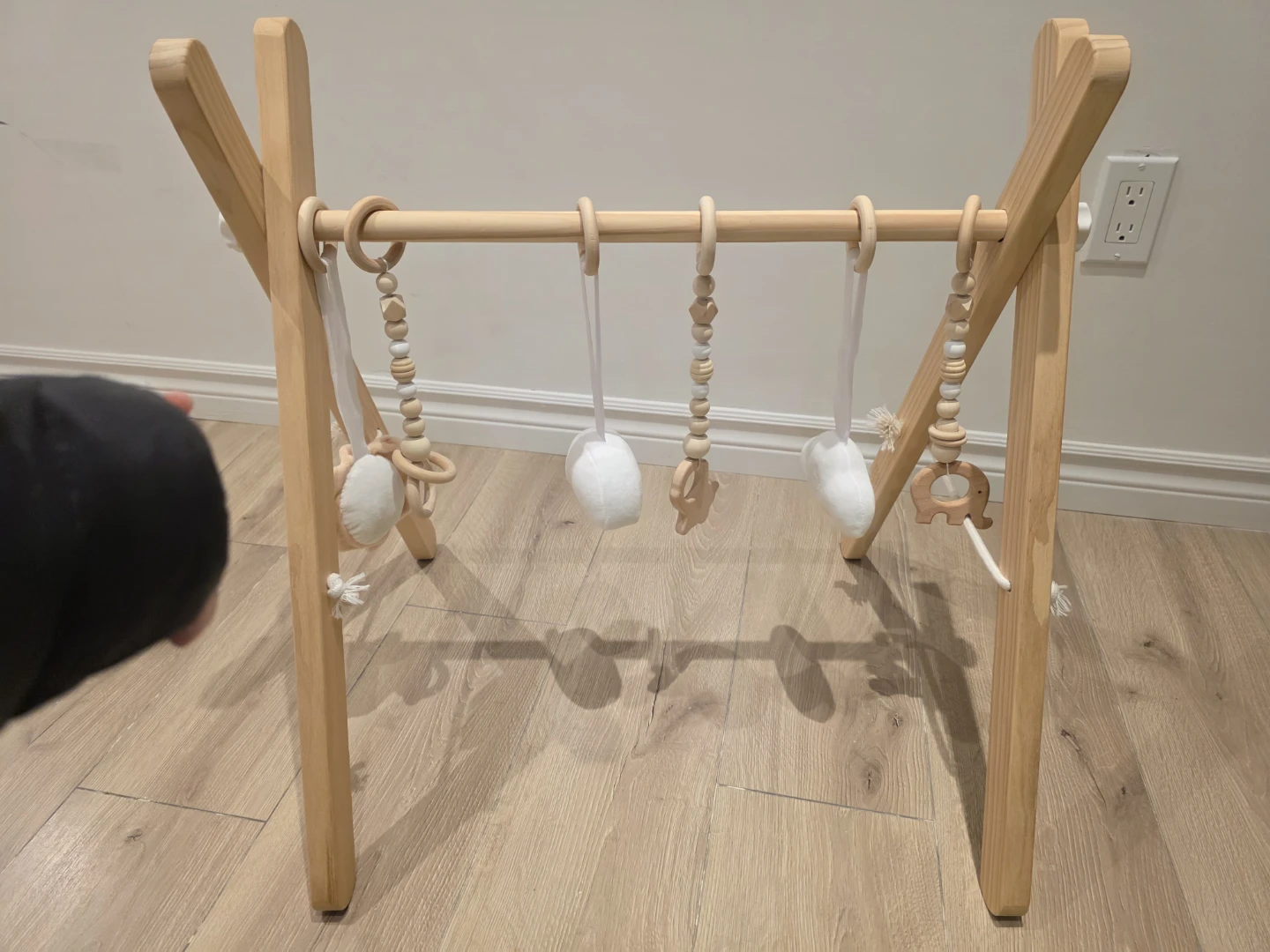 Wooden Baby Play Gym with Toys - photo 4