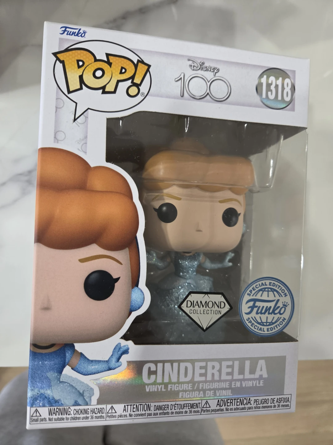Funko Pop! Disney 100 Cinderella Diamond Collection