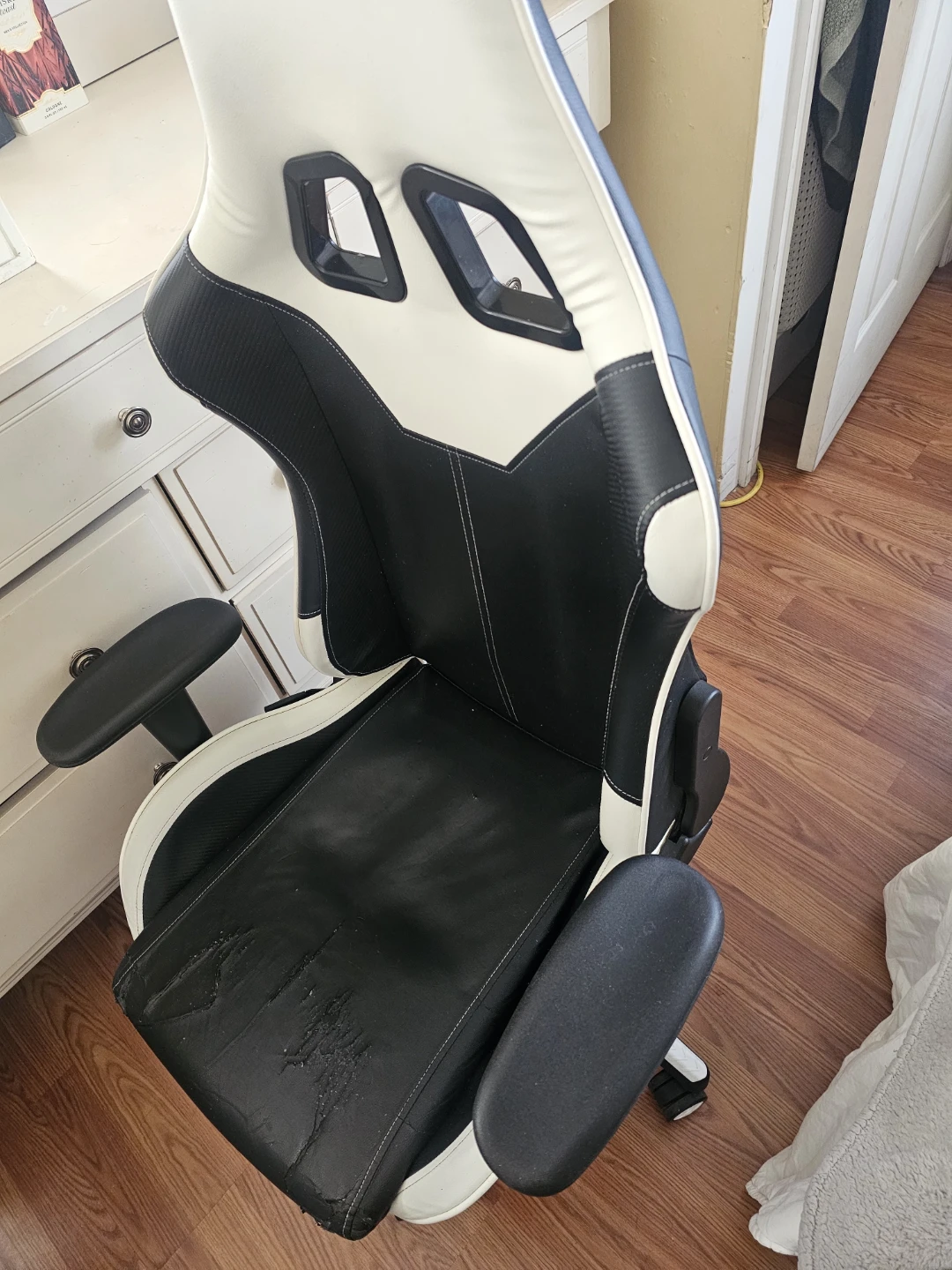 Gaming Chair - Black and White