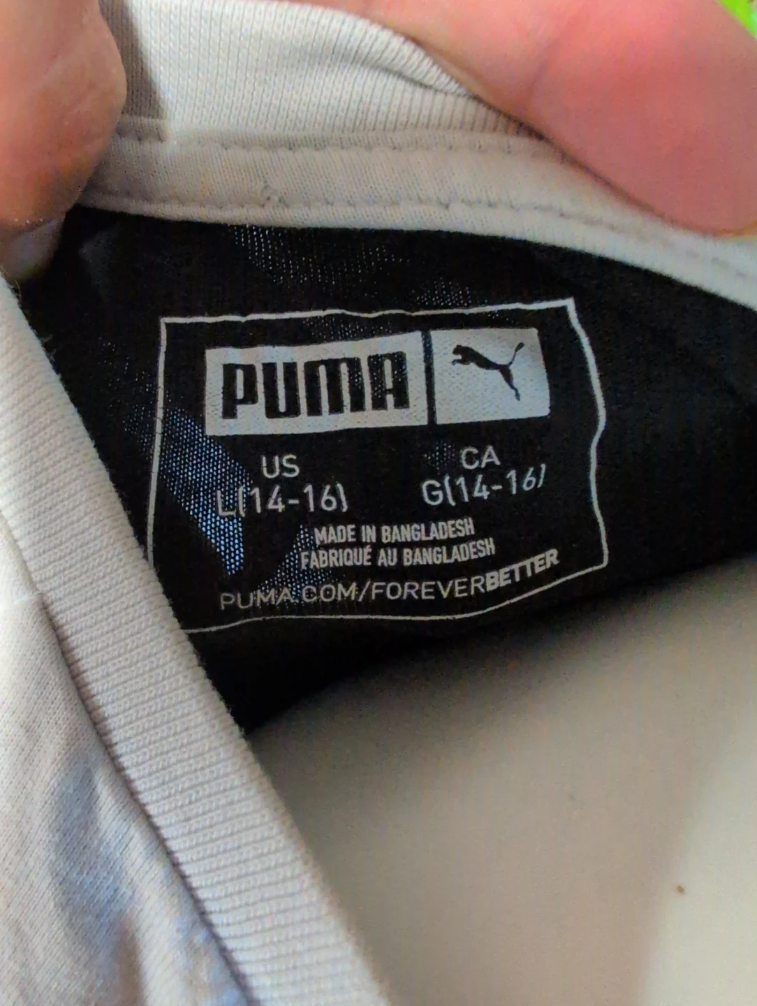 Puma Black T-Shirt Youth Size L (14-16) - photo 4