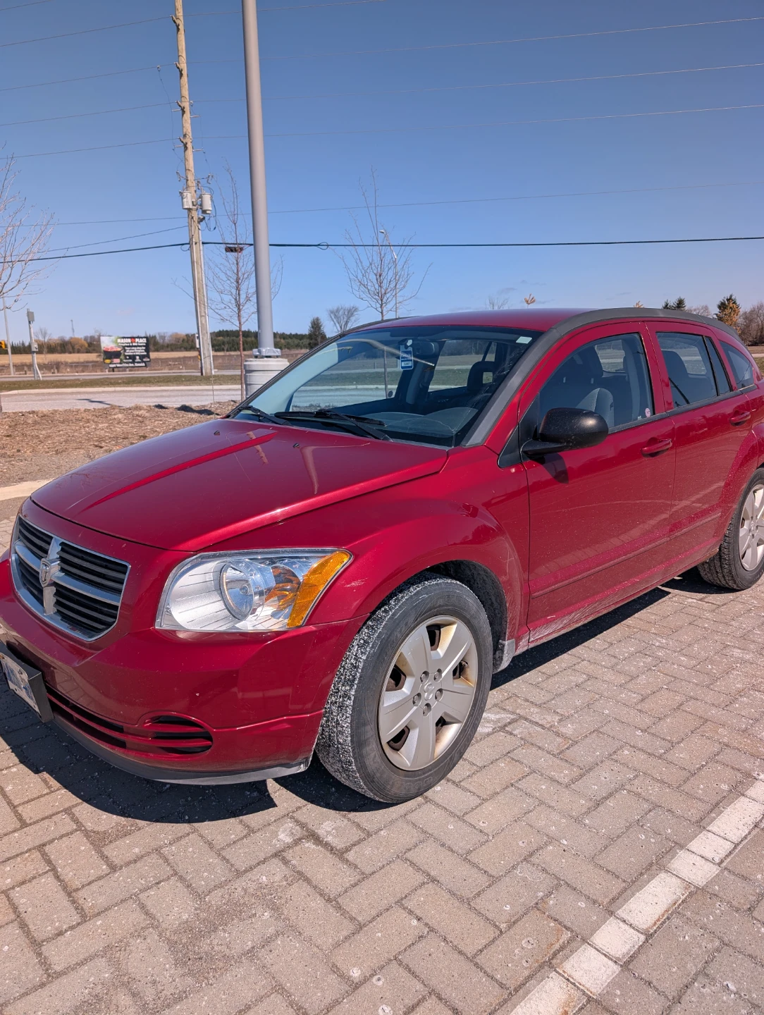 Red Dodge Caliber Hatchback - photo 3