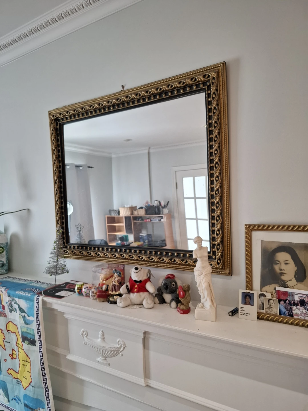 Ornate Gold Framed Mirror