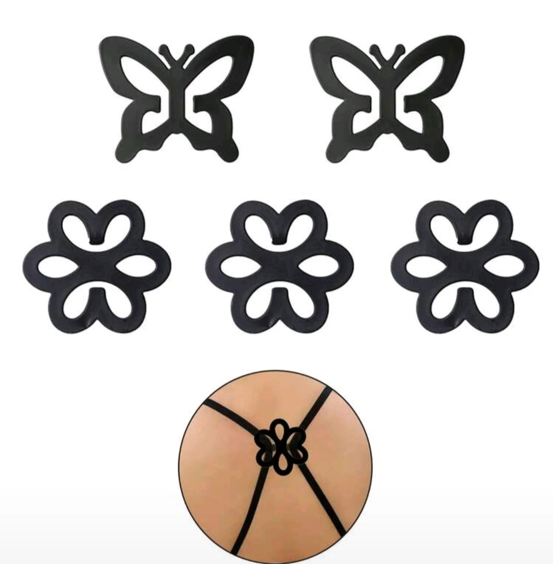 2 Piece Butterfly Bra Strap Clips - photo 3