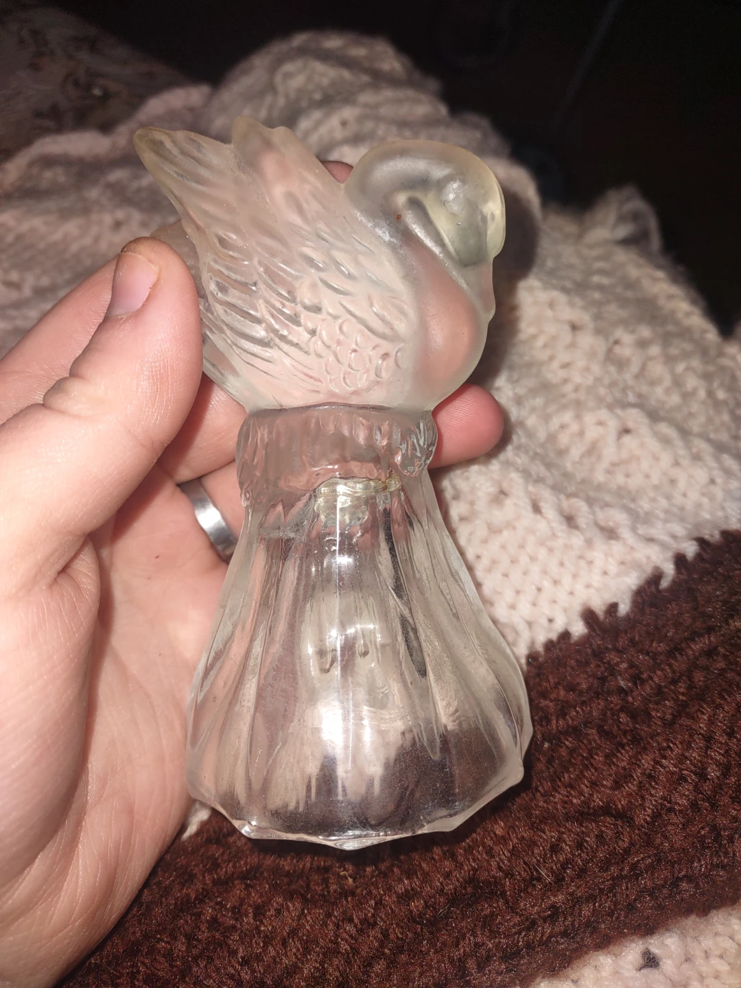 Glass Swan Bell - photo 3