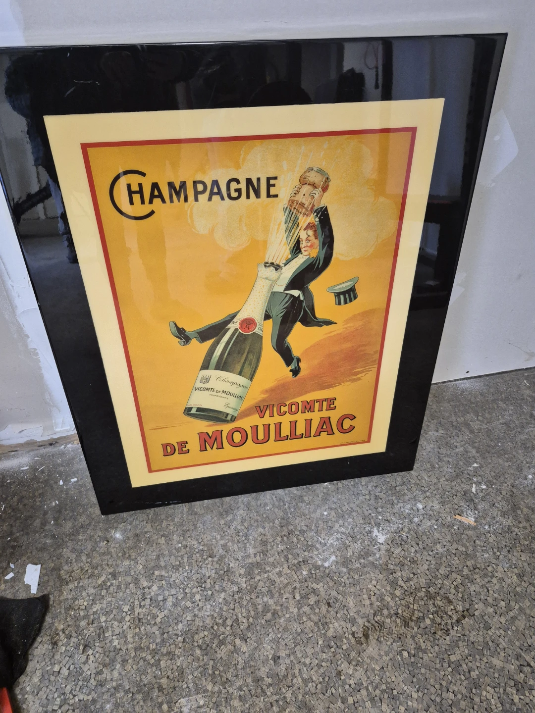 Vicomte de Mouillac Champagne Poster