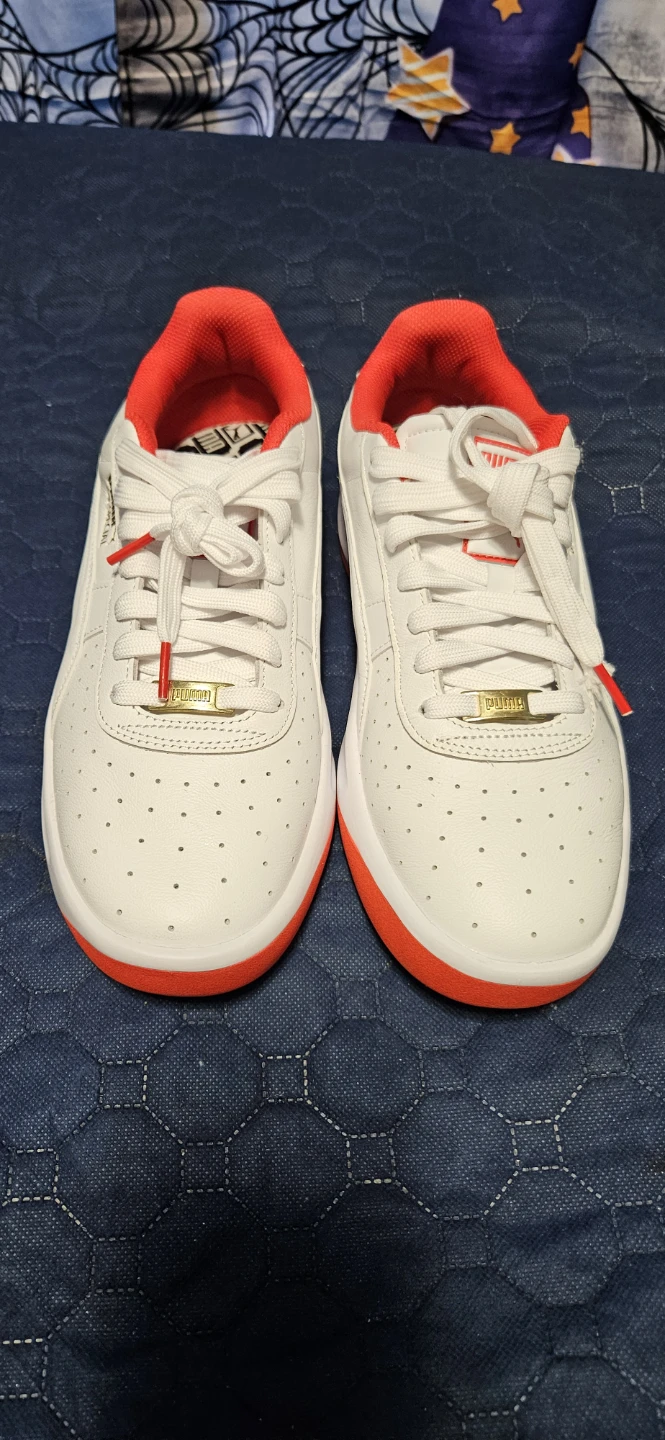 Puma White & Red Sneakers - Men's Size 10.5