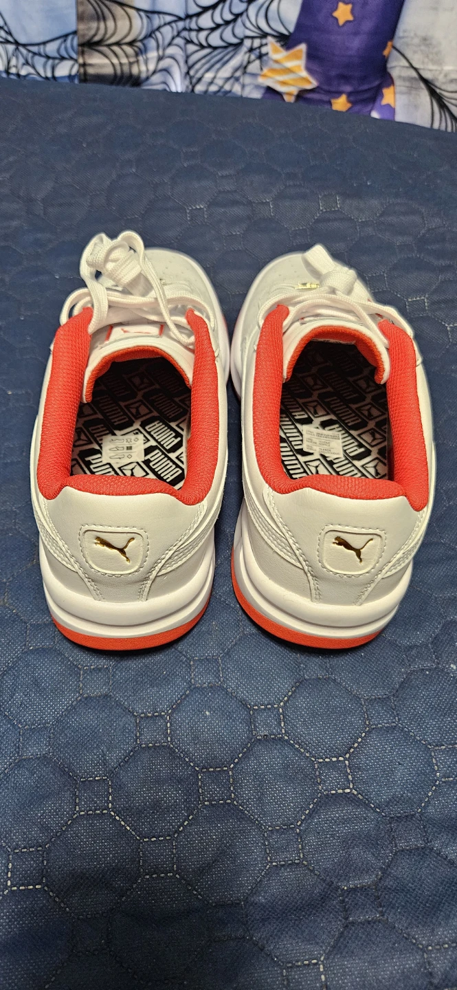 Puma White & Red Sneakers - Men's Size 10.5 - photo 4