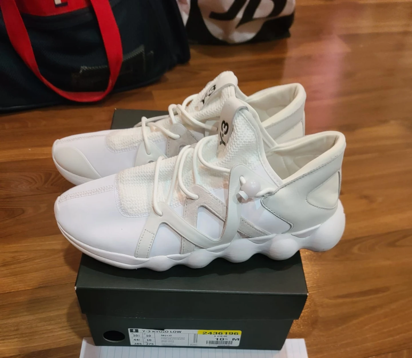 Y-3 Kyujo Low White Sneakers - photo 2