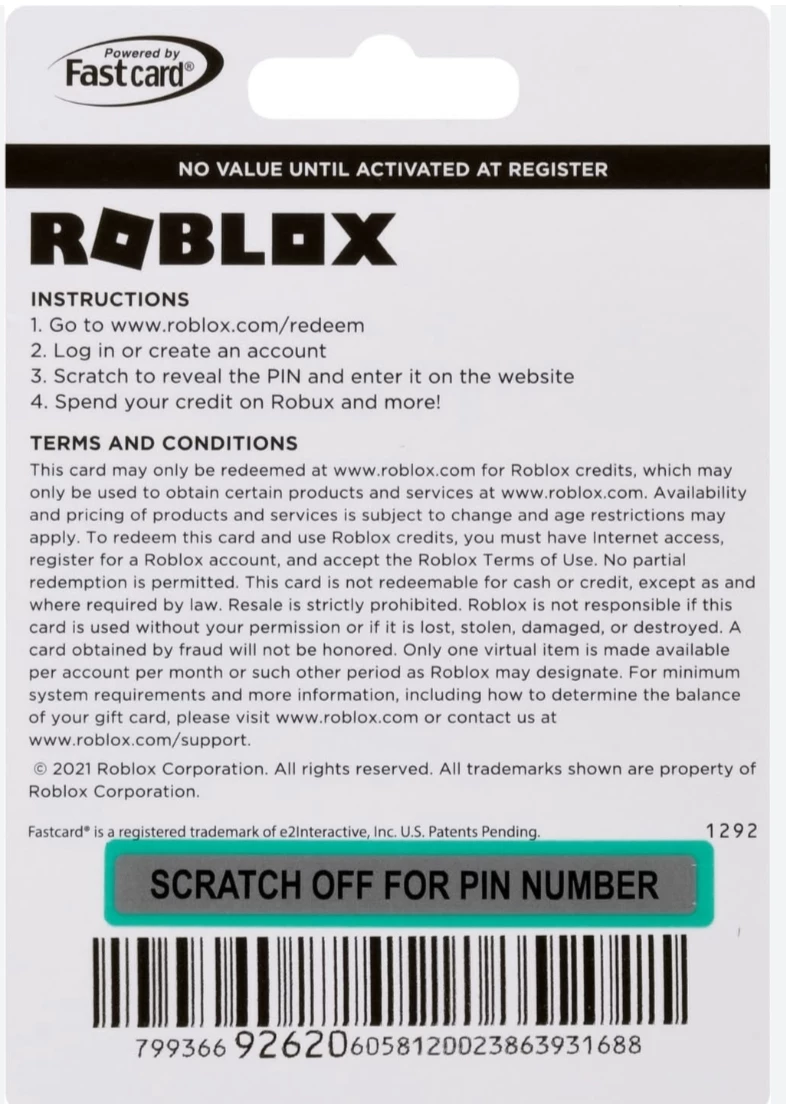 $25 Roblox Gift Card - photo 2