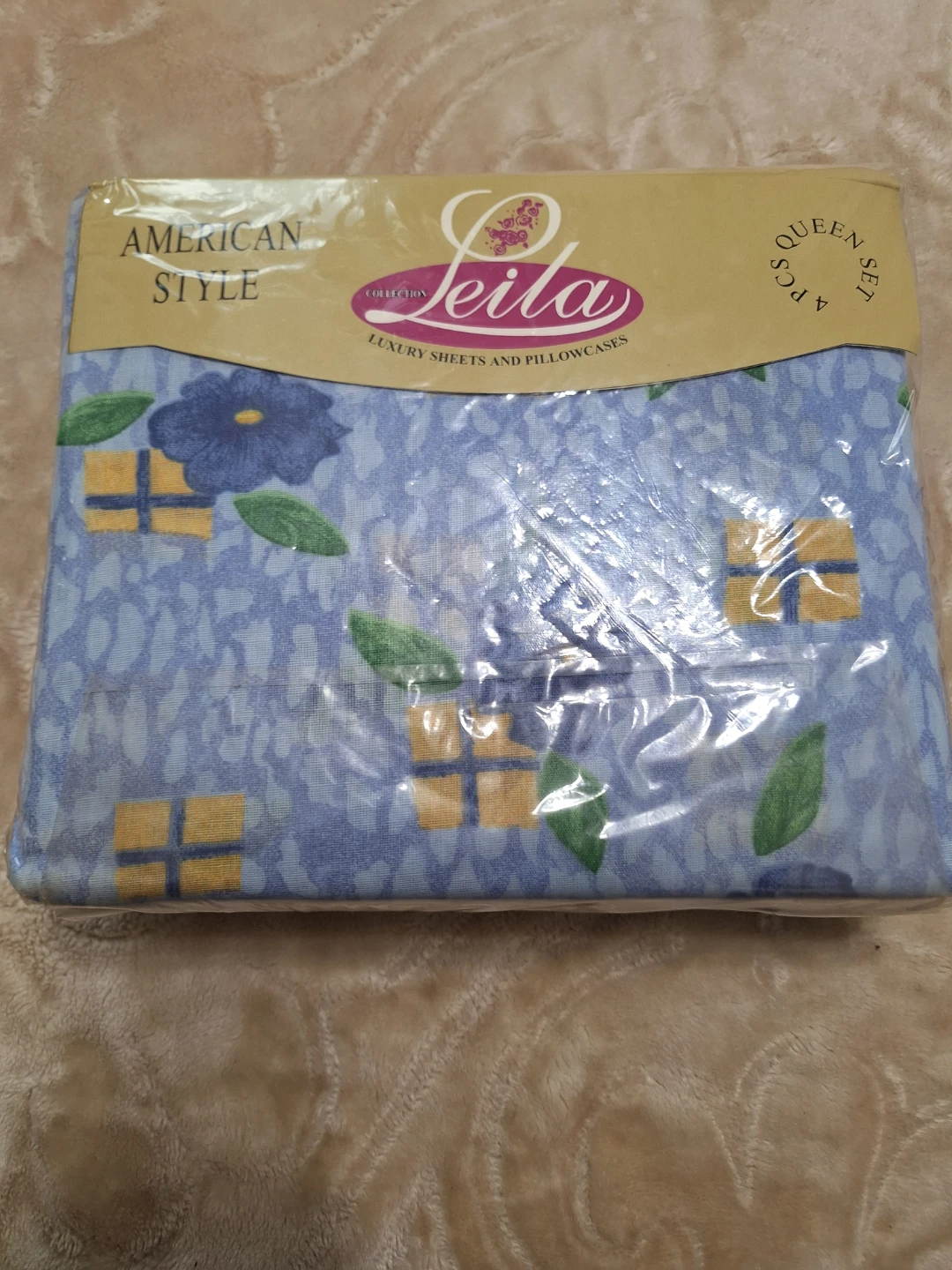 Leila Luxury Queen Size Sheet and Pillowcase Set - photo 2