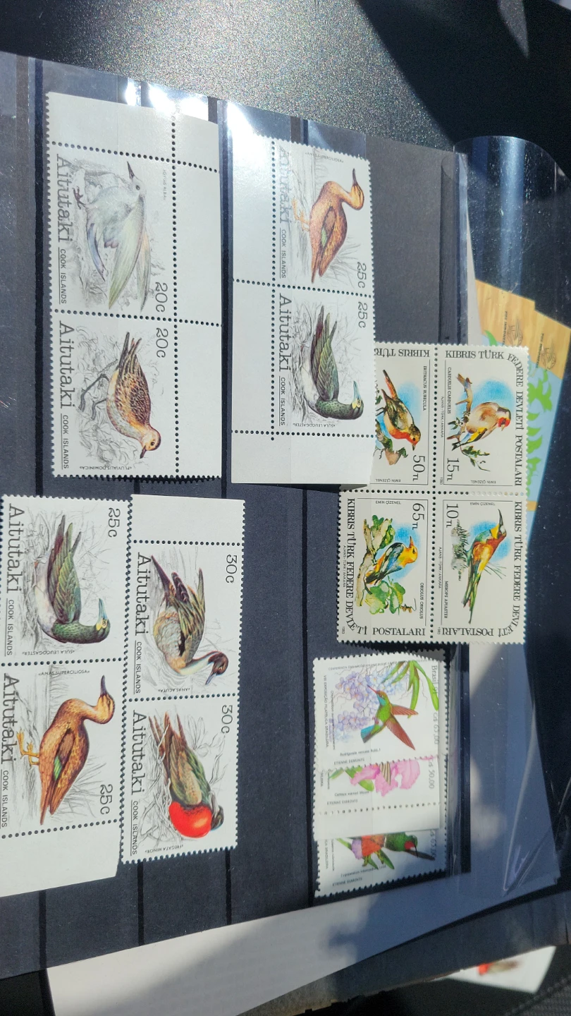 Aitutaki Cook Islands Bird Stamps Collection
