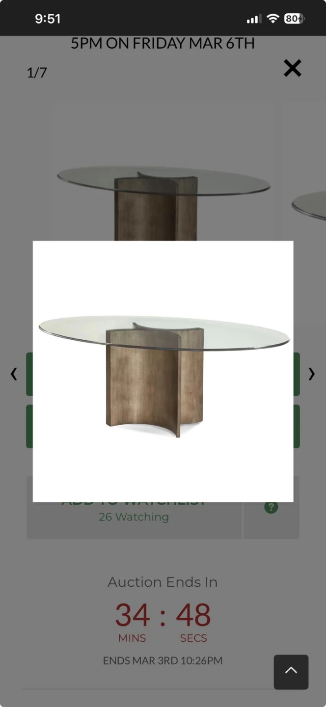 Ivy Bronx Digby Oval Glass Top Dining Table