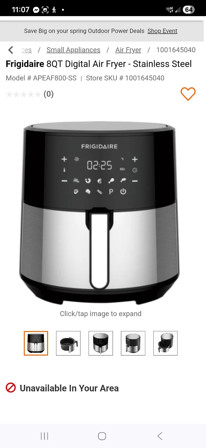 Frigidaire 8QT Digital Air Fryer - Stainless Steel - photo 4