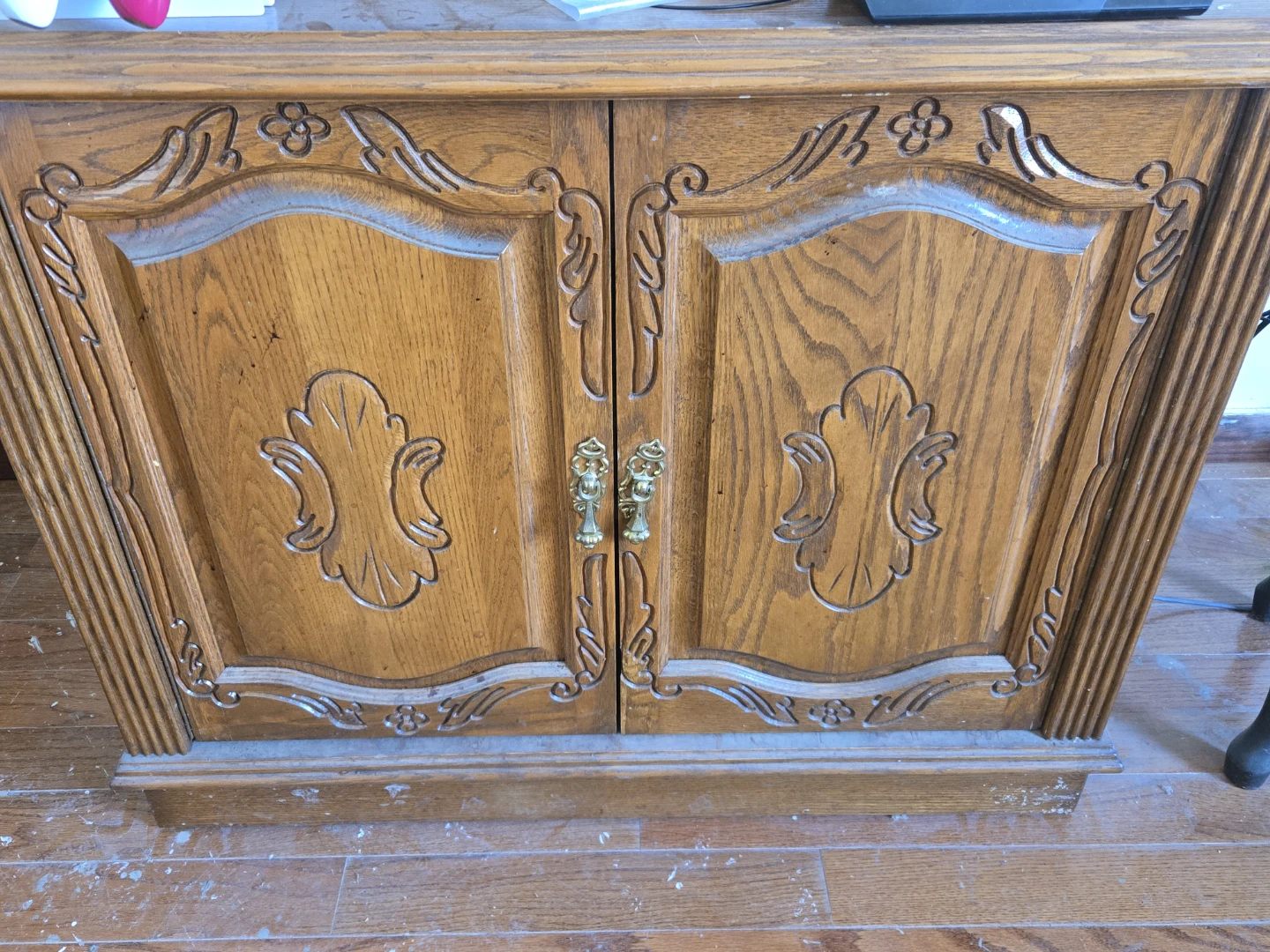 Wooden China Cabinet with Glass Doors - photo 3