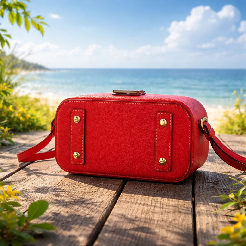Dooney & Bourke Red Leather Bucket Bag - photo 4