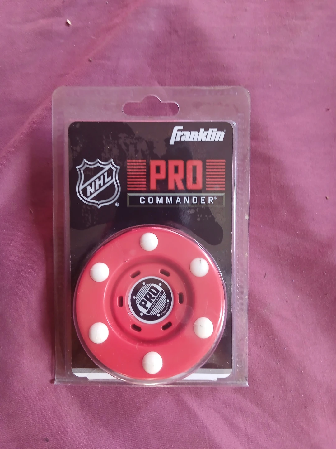 Franklin NHL Pro Commander Hockey Training Puck
