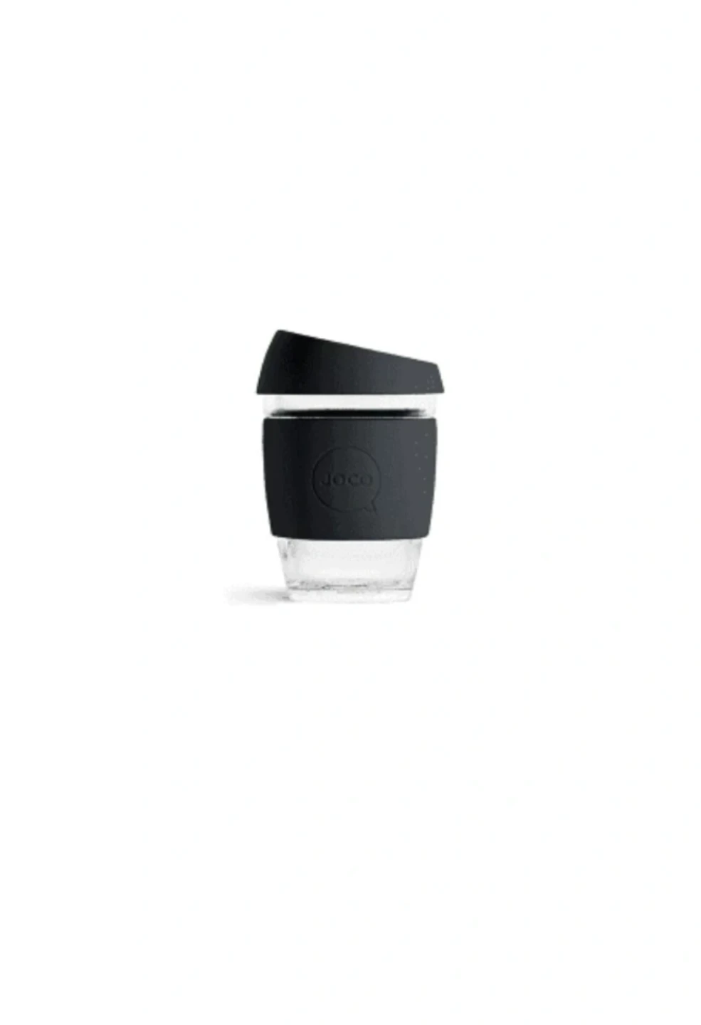2 Joco Reusable Glass Coffee Cup - Black - photo 2