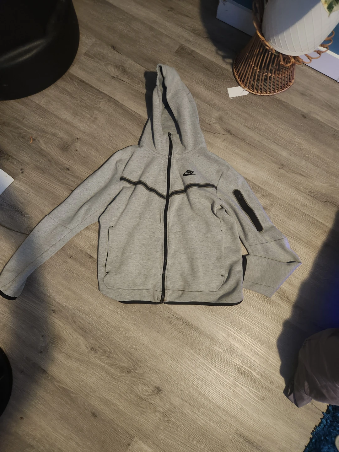 Nike Tech Fleece Full Zip Hoodie Grey