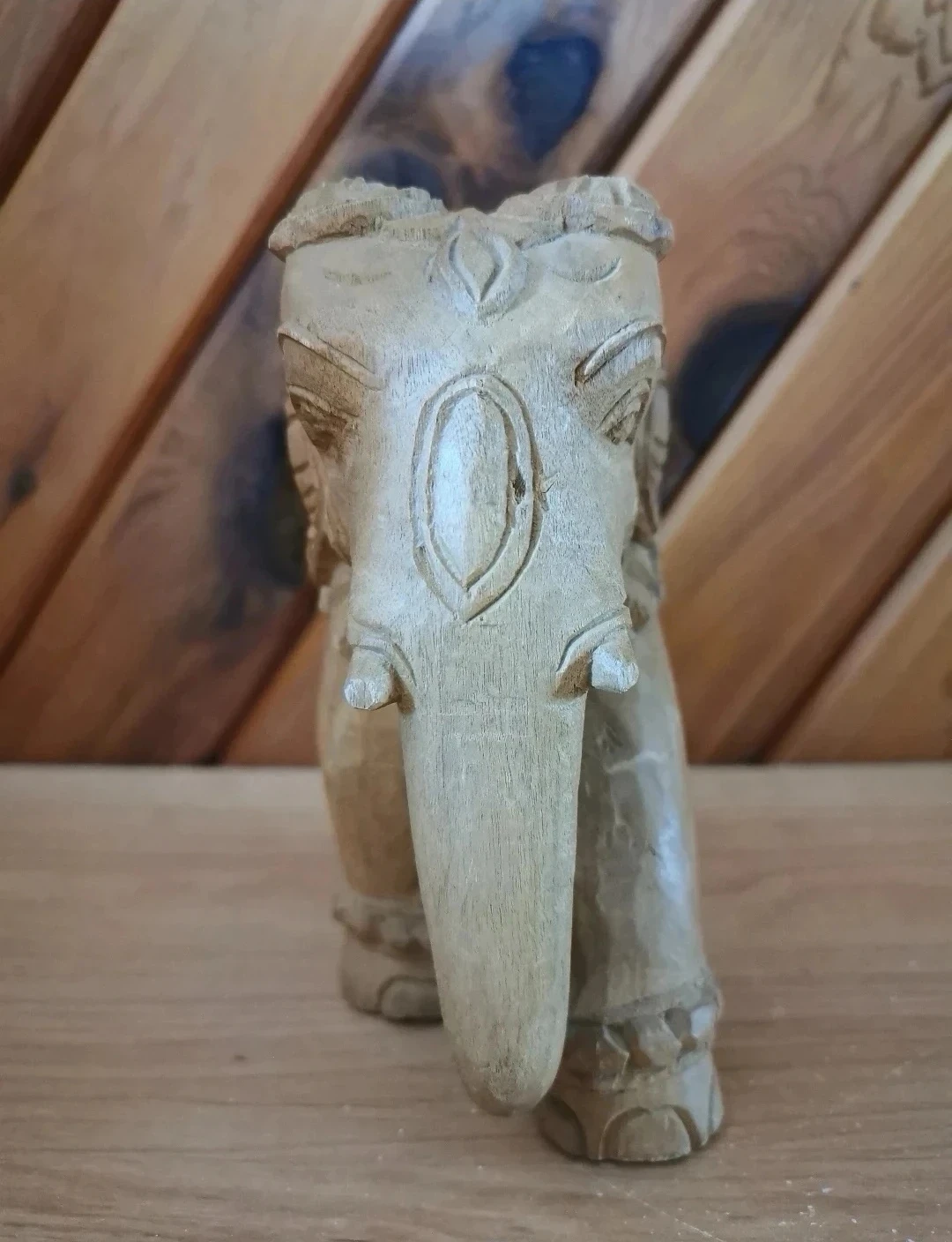 Hand Carved Elephant - photo 3