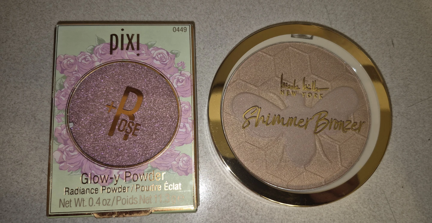 Pixi Glow-y Powder & Nicole Miller Shimmer Bronzer