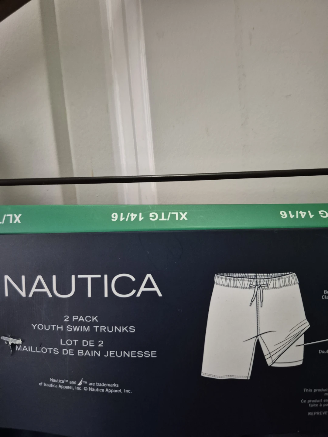 New Nautica 2 Pack Youth Swim Trunks Size XL/TG 14/16 - photo 3