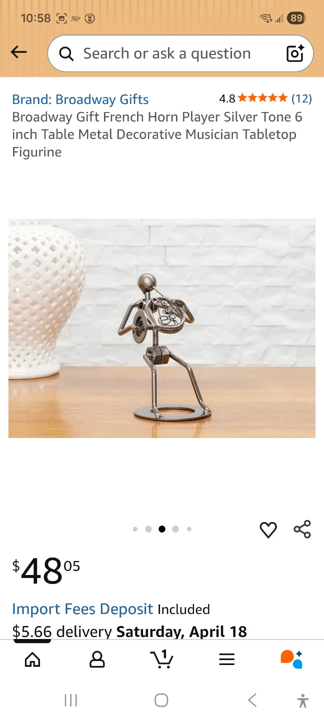 Broadway Gifts French Horn Player Figurine - photo 2