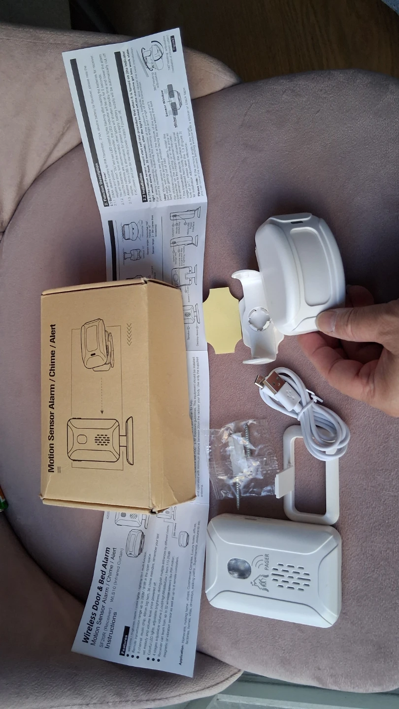 Motion Sensor Chim Elderly Fall AntiTheft welcome - photo 5