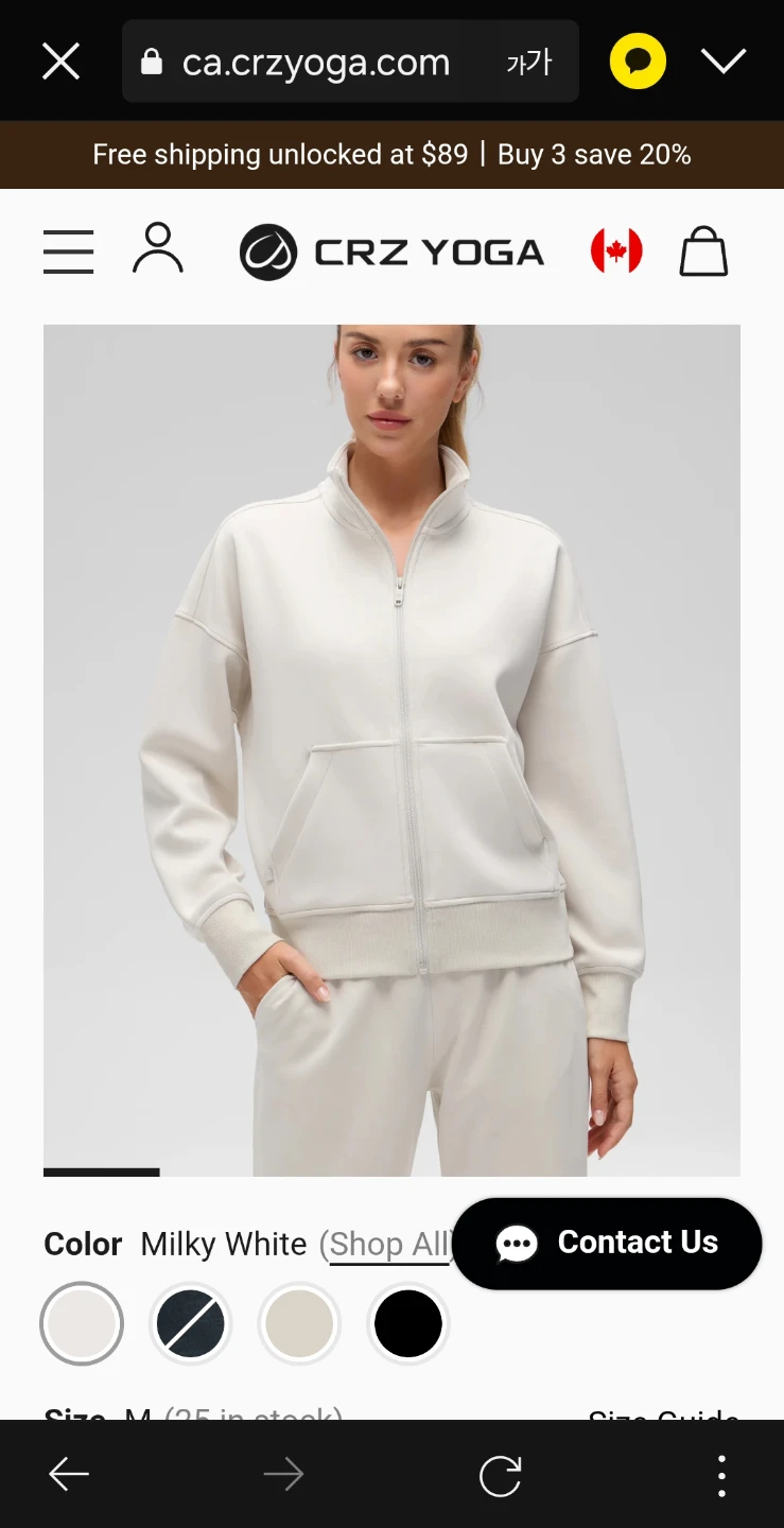 (New with Tags) CRZ Yoga Set - Milky White - photo 5