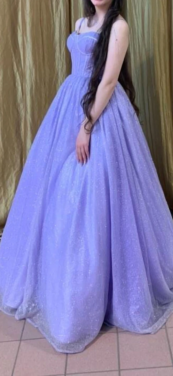 Sparkly Lavender Ball Gown