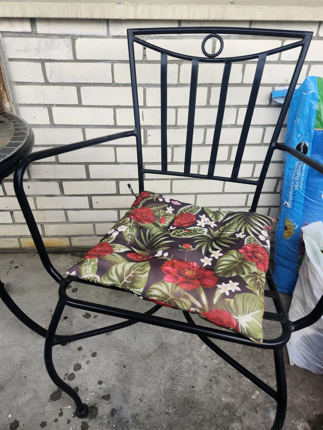 Black Metal Bistro Patio Set - photo 5