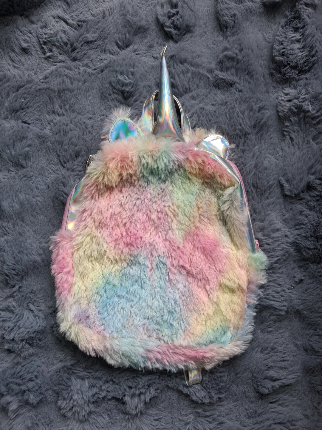 Kawaii Rainbow Unicorn Plush Backpack