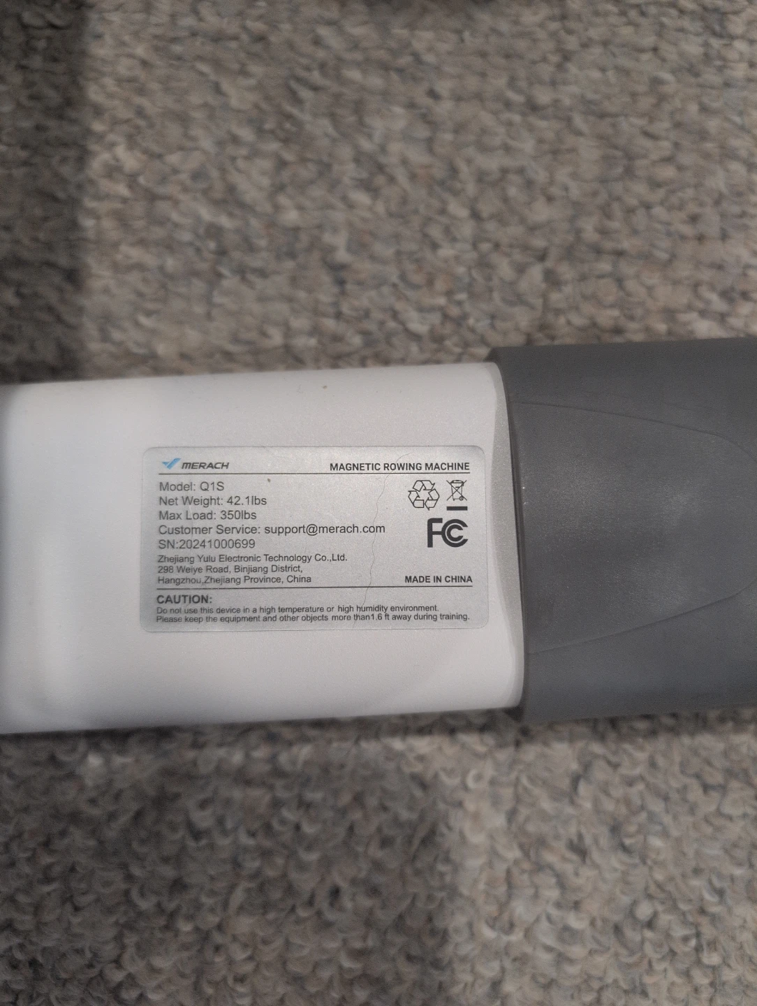 Merach Q1S Magnetic Rowing Machine - photo 3