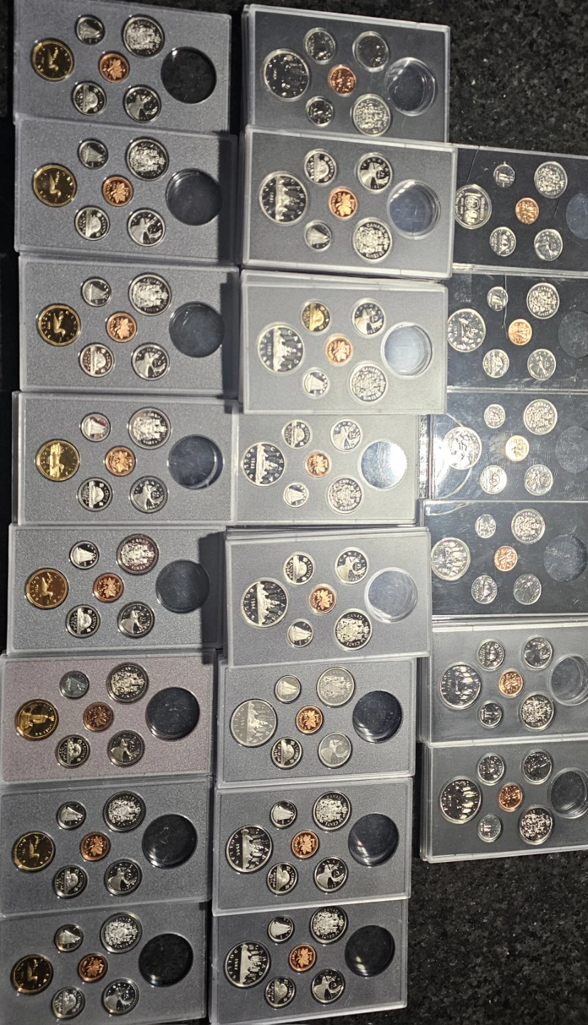 Proof Sets Canada 1974-1996