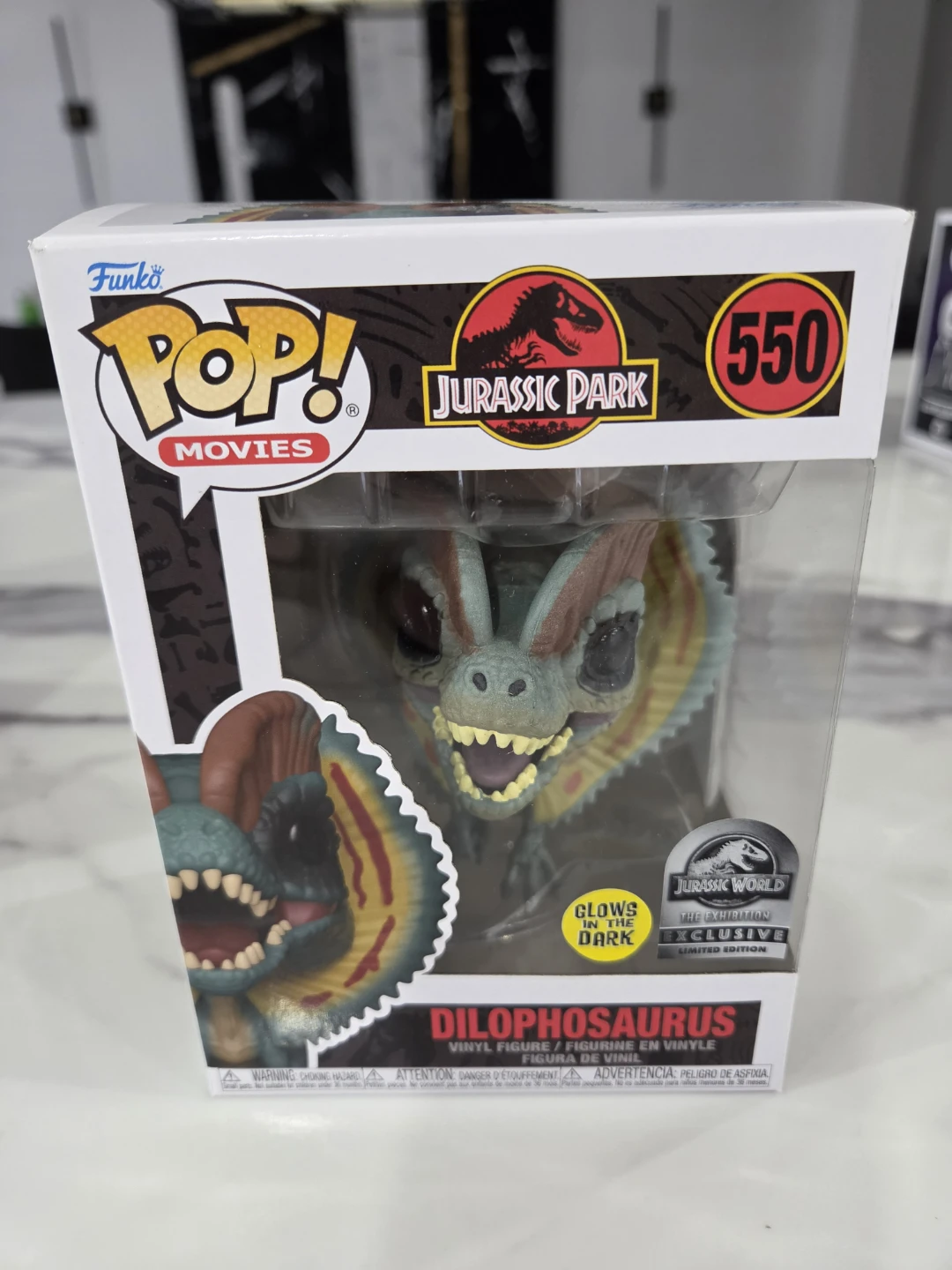 Funko Pop! Movies Jurassic Park Dilophosaurus #550 Vinyl Figure