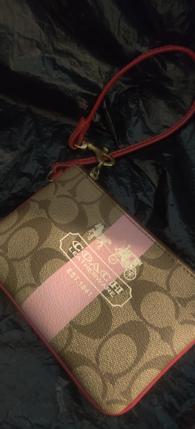 Coach Signature C Wristlet Pouch