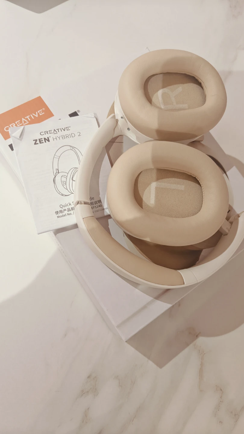 Creative Zen Hybrid 2 Noise Cancelling Headphones - Beige - photo 4