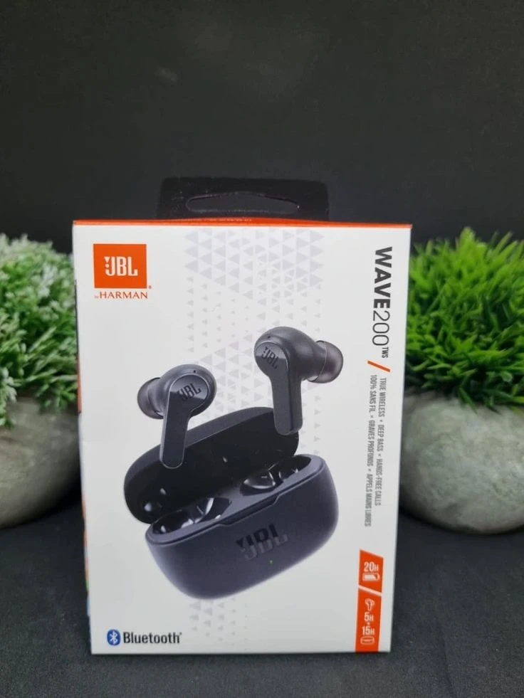 JBL Wave 200TWS Wireless Earbuds - Grey