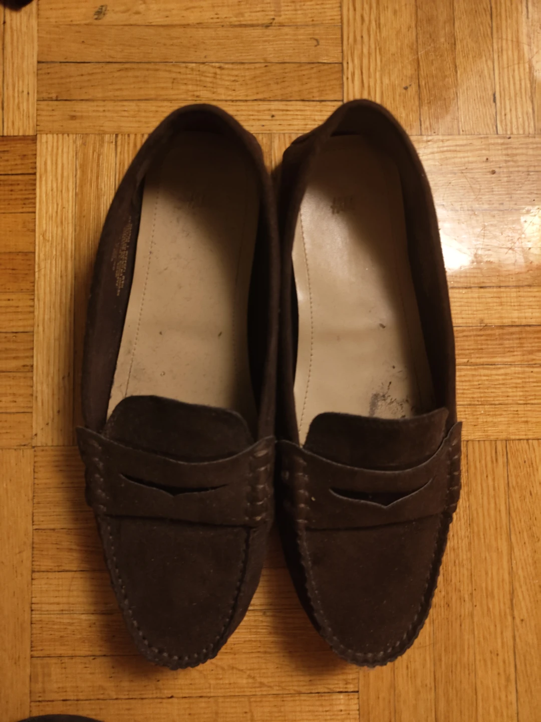 Brown Suede Loafers