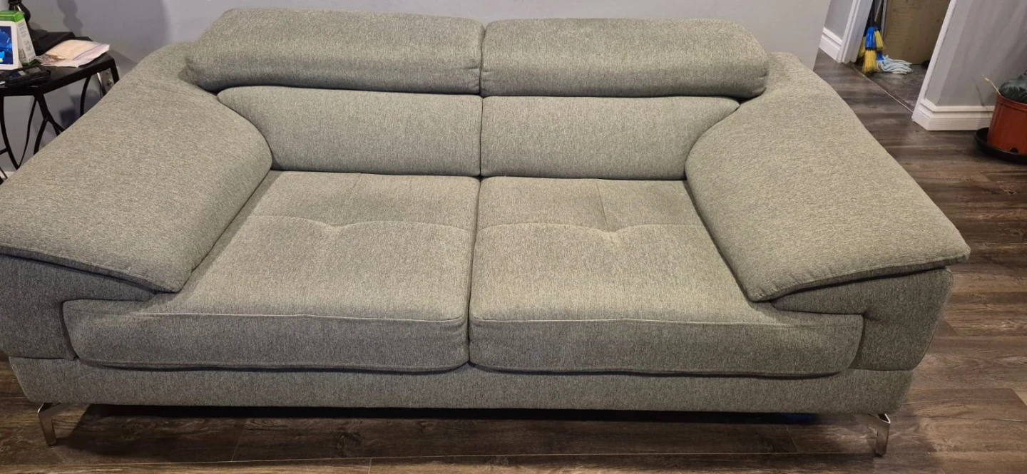 Grey Two-Seater Sofa - photo 5