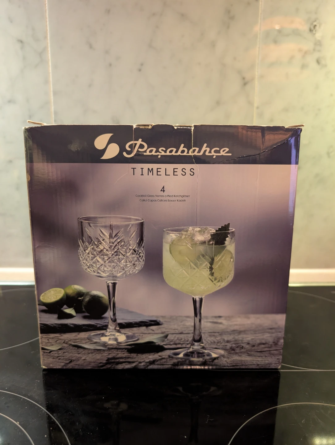 Pasabahce Timeless Crystal Coupe Glasses - Set of 4 - photo 3
