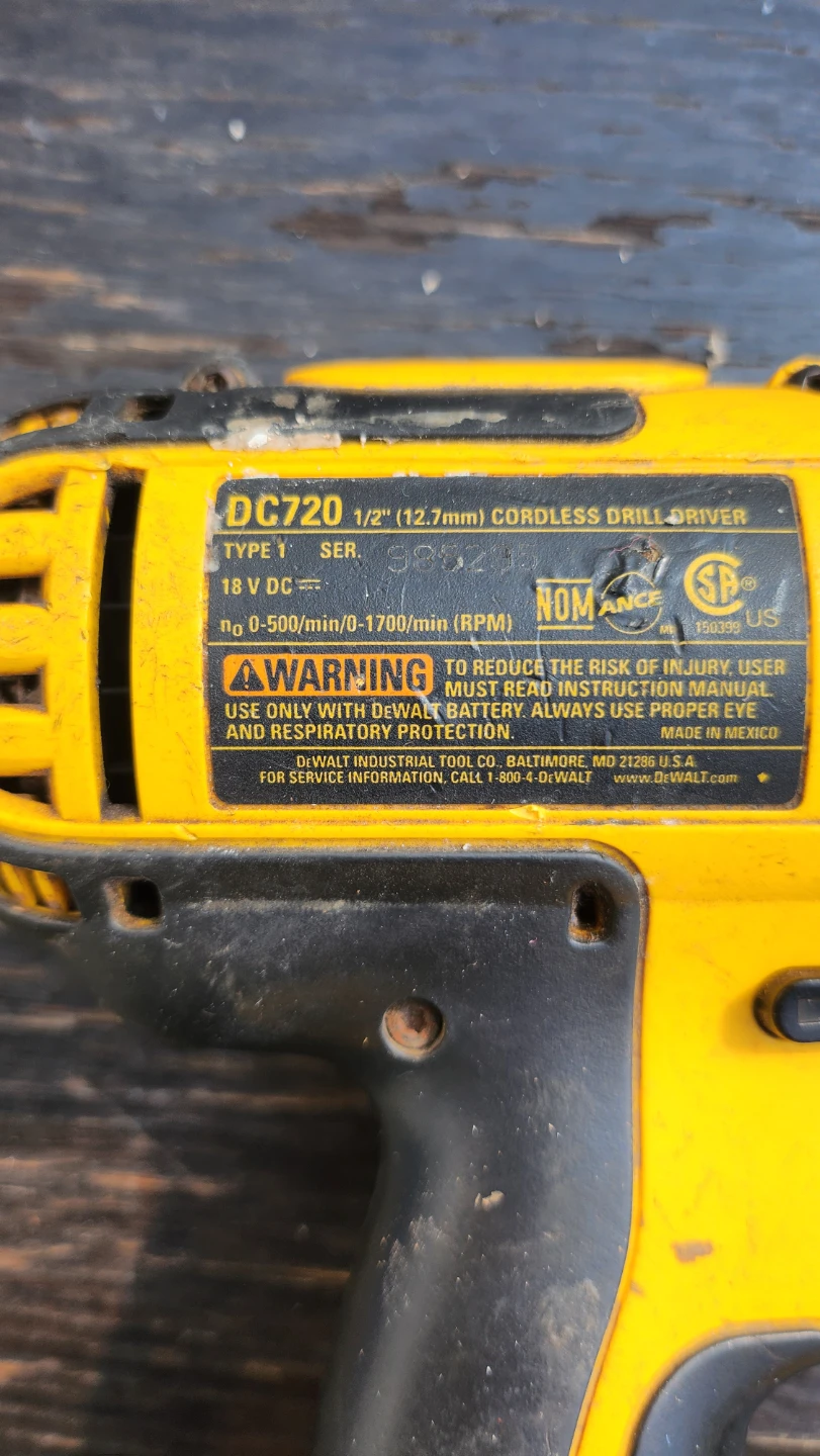 DeWalt DC720 1/2" Cordless Drill Driver - photo 2