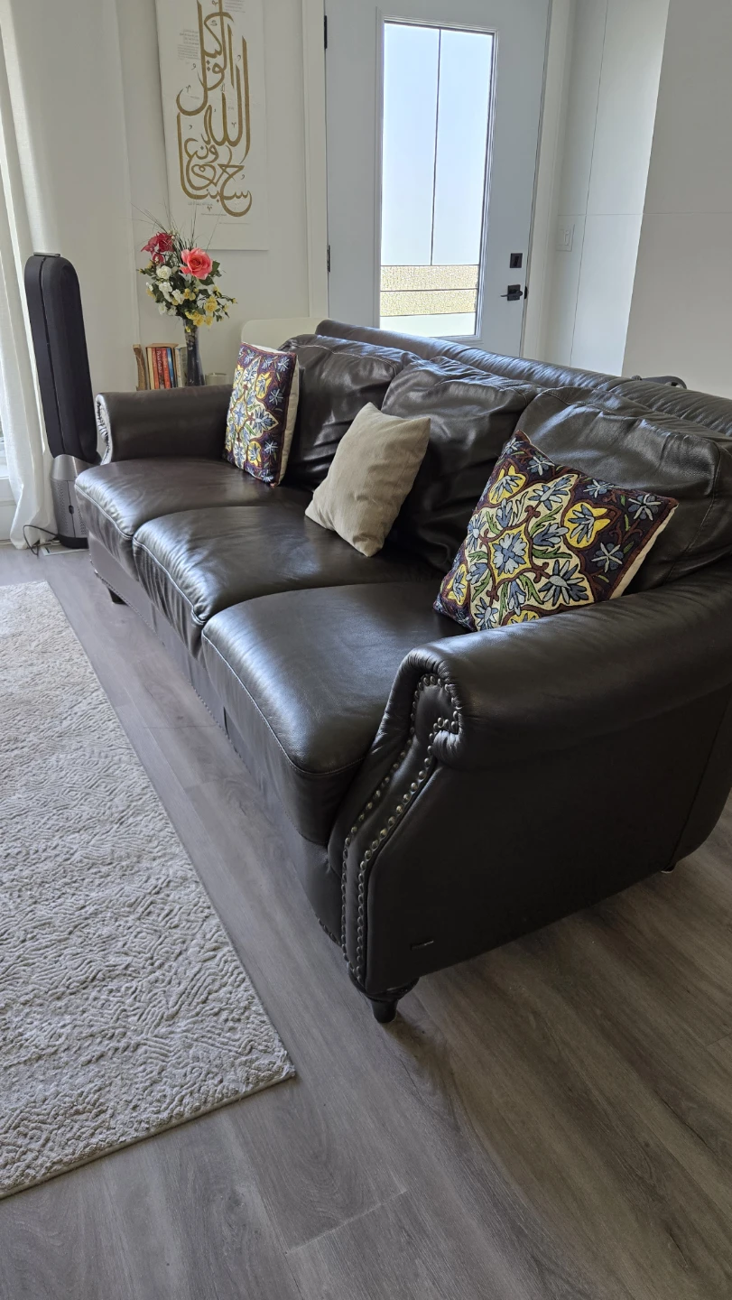 Natuzzi Editions Brown Leather Sofa / 100% Italian leather - photo 2